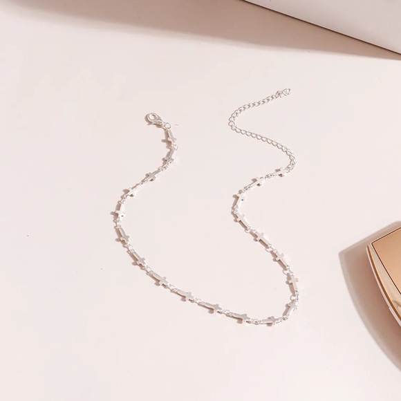 Sideways Cross Necklace - Picture 8 of 8